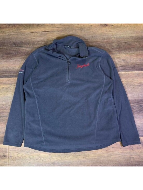 Eddie Bauer Other - Eddie Bauer Leinenkugels Quarter Zip Fleece Mens 2XL Gray